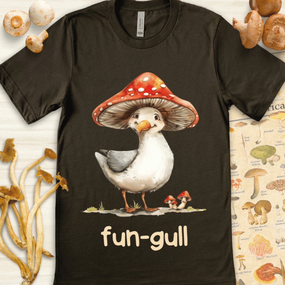 Fun-Gull Tee Dark Green