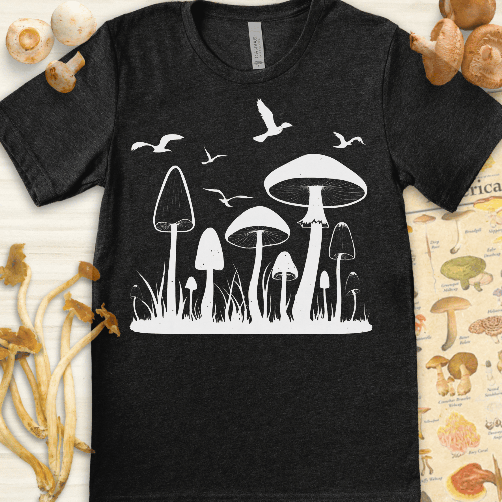 Fungal Flight Tee Dark Grey