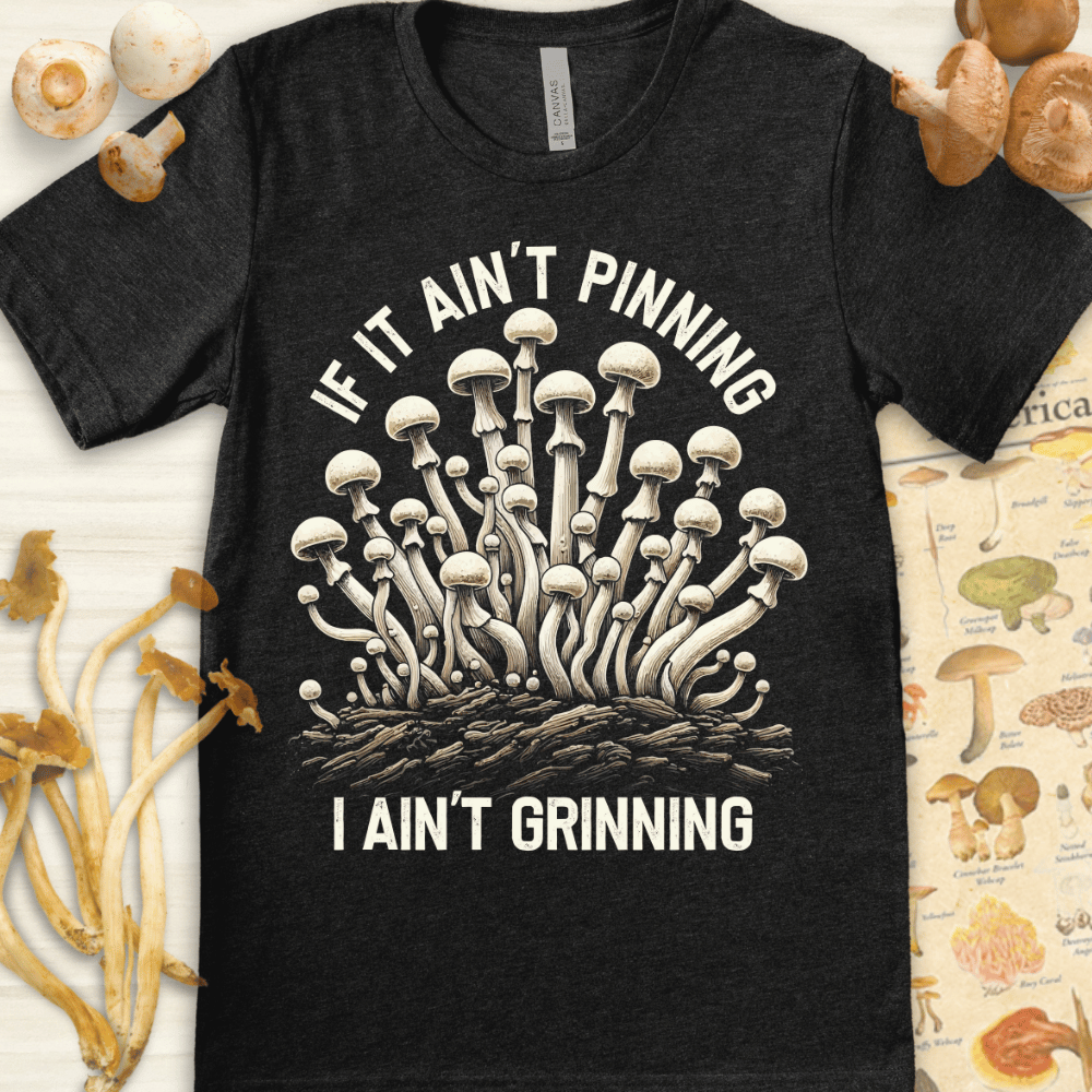Pinning Grinning Tee Dark Grey