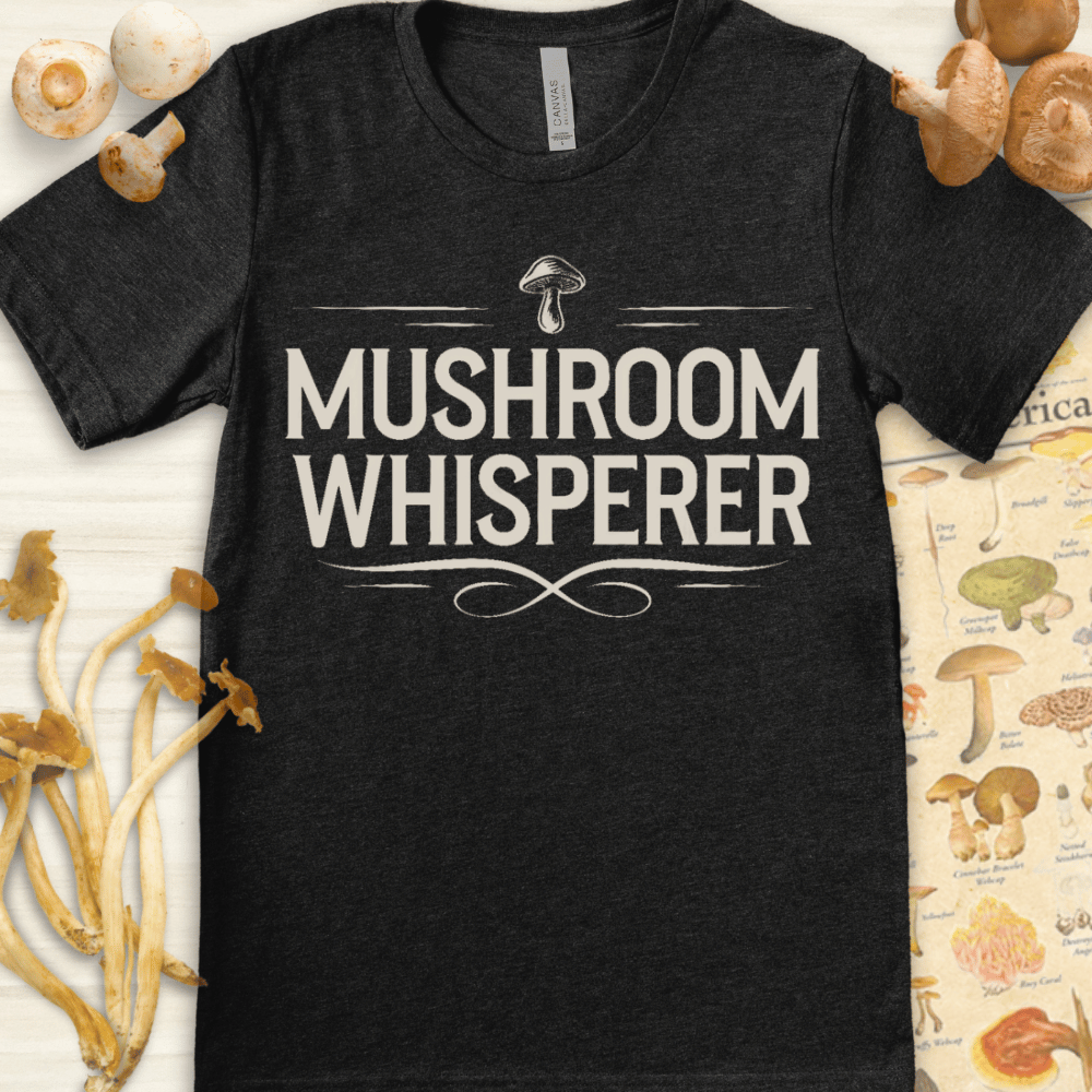 Shroom Whisperer Tee Dark Grey