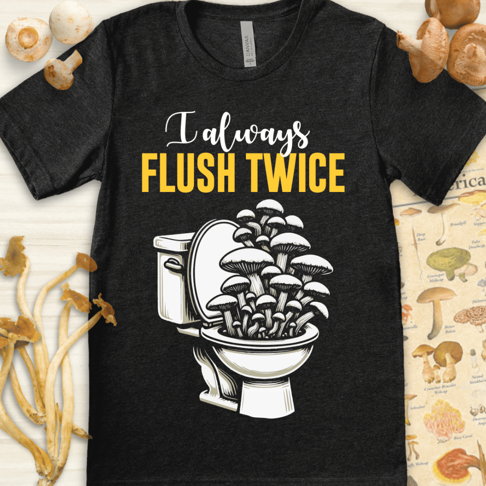 Flush Twice Harvest Tee Dark Green