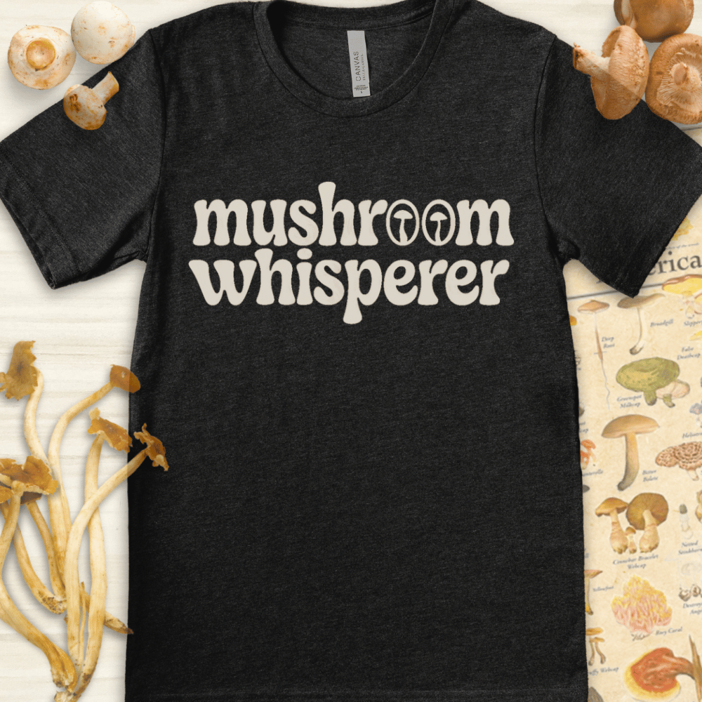 shroom Whisperer Tee Dark Grey