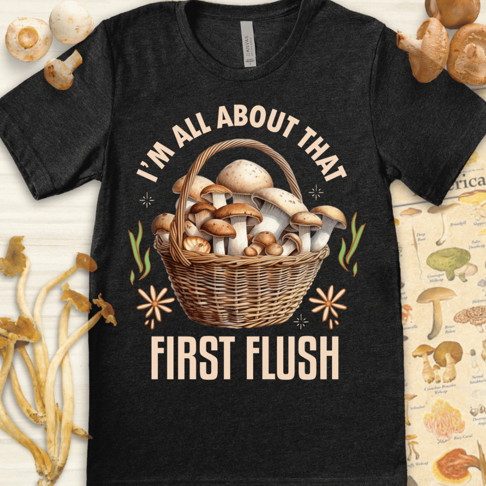 All About First Flush Tee Dark Grey