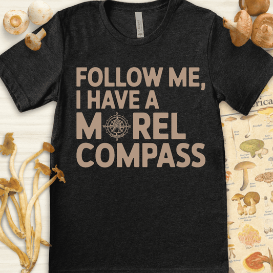 Follow Compass Tee Dark Grey