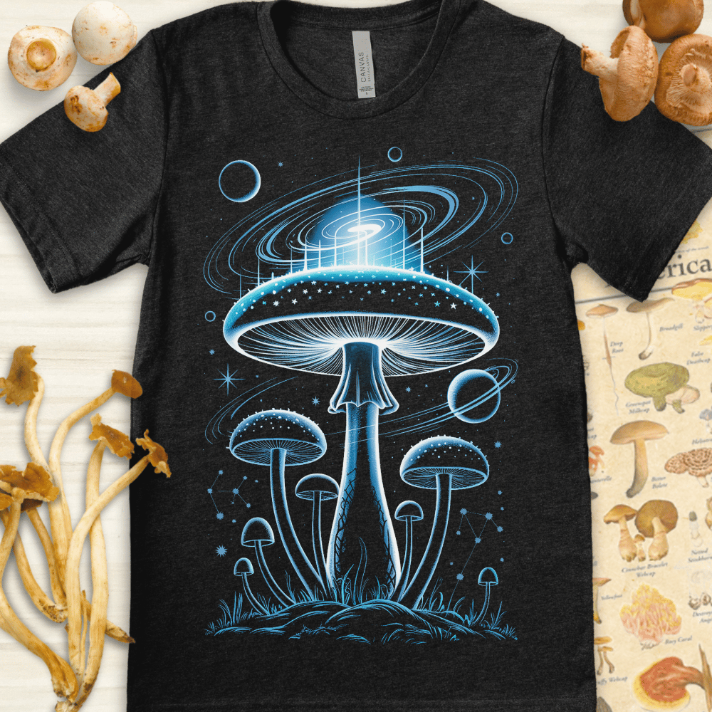MycoGalaxy Tee Dark Grey