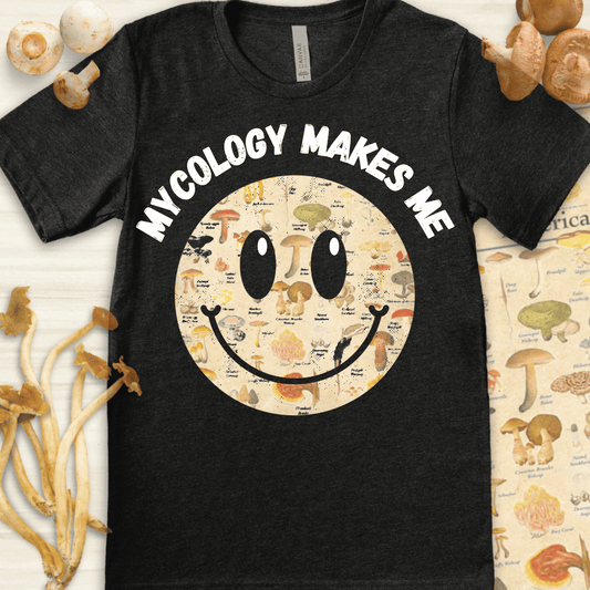 Mycology Makes Me Tee Dark Grey