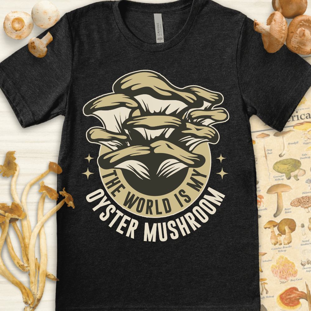 Oyster World Tee Dark Grey