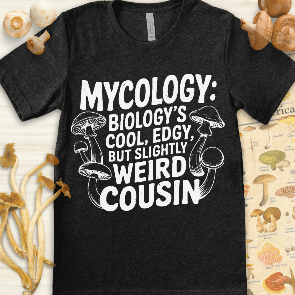 Biology Weird Cousin Tee Dark Grey