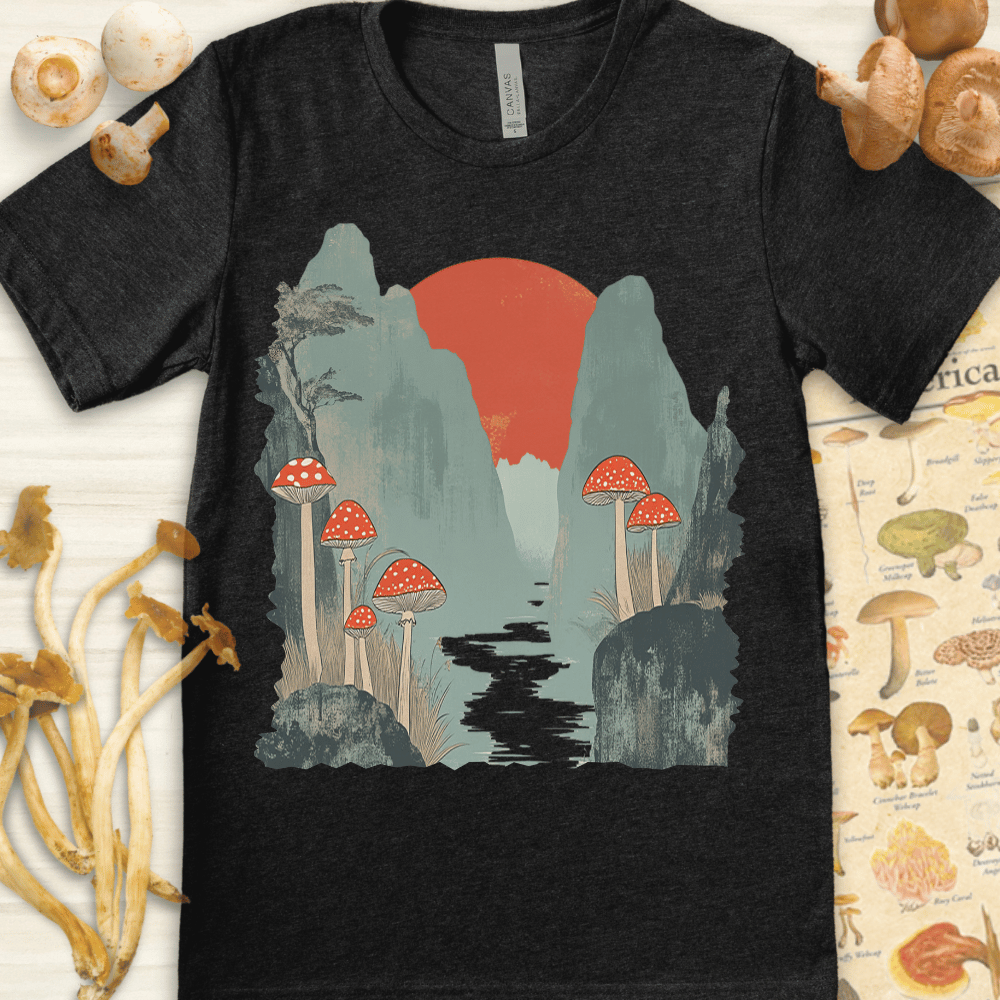 Amanita Sunrise Tee Dark Grey