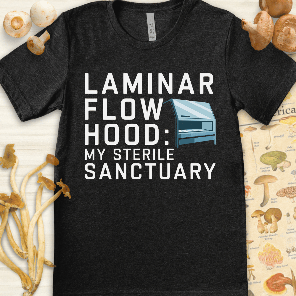 Laminar Flow Hood Tee Dark Grey
