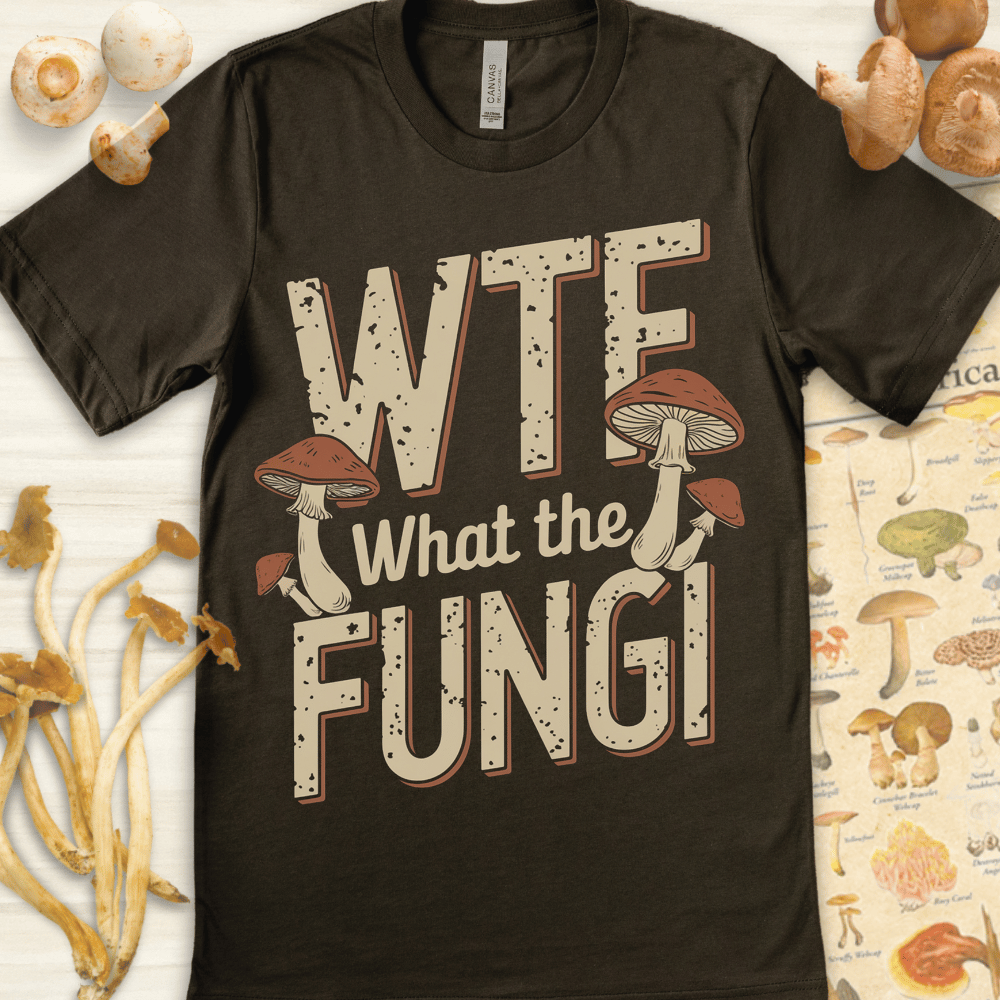 WTFungi Tee Dark Green