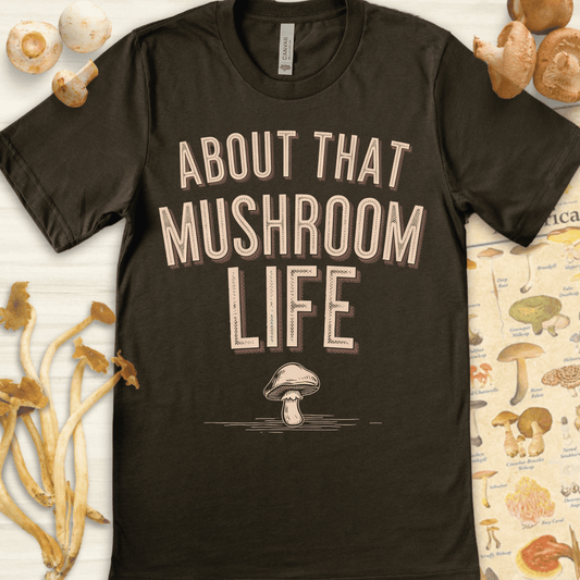 Mushroom Life Tee Dark Green