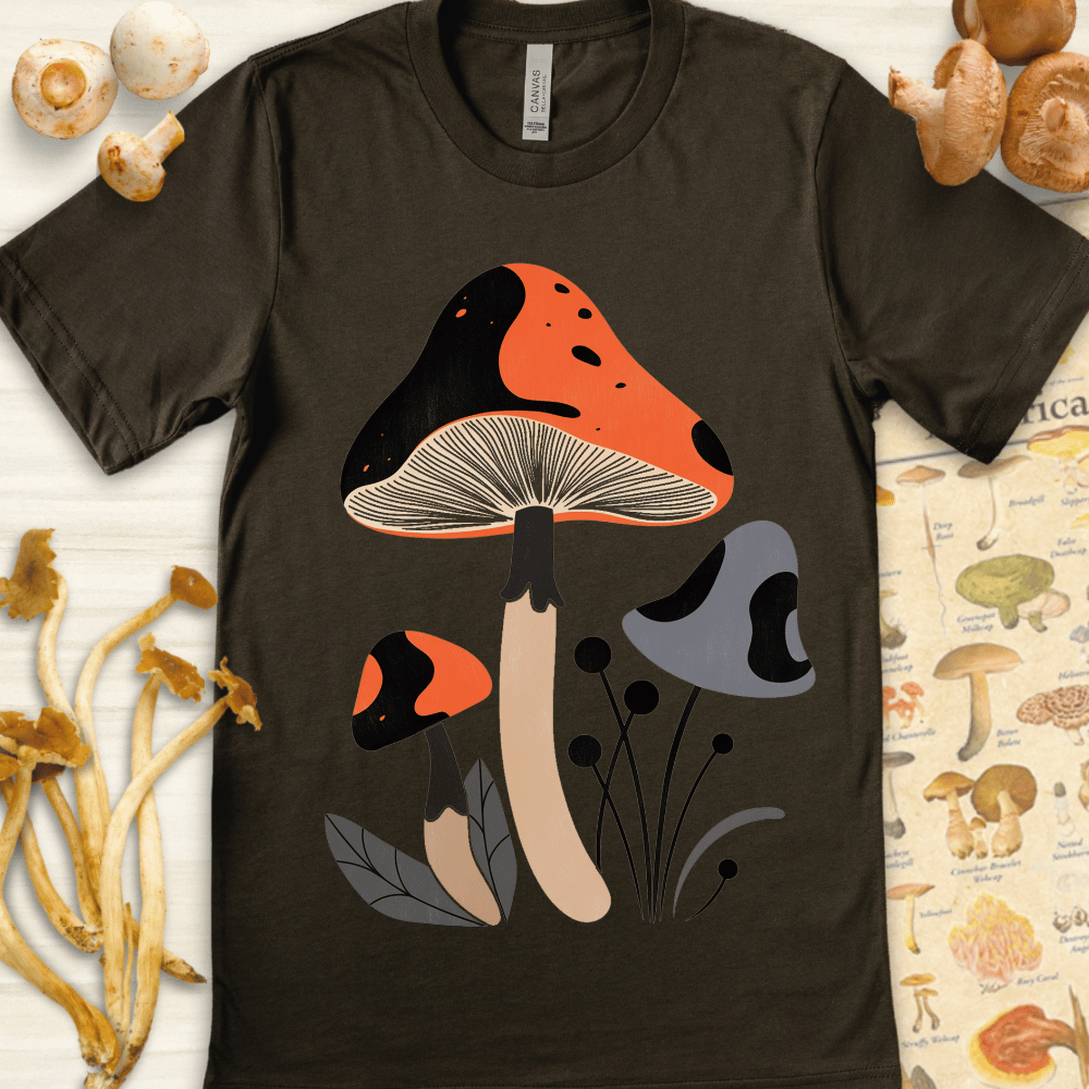 Fungi Flare Tee Dark Green