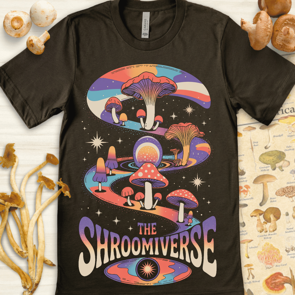 Shroomiverse Tee Dark Green