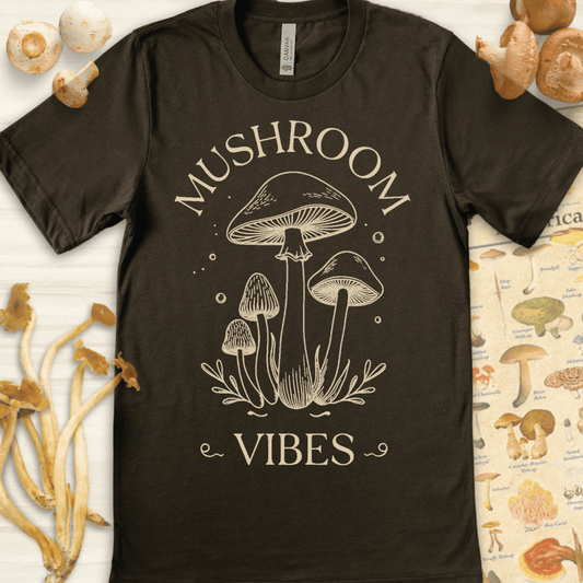 Mushroom Vibes Tee Dark Green