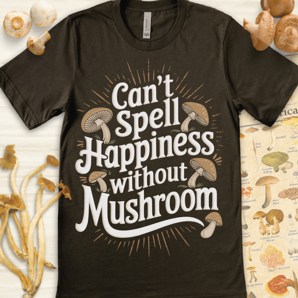 Spell Mushroom Tee Dark Green