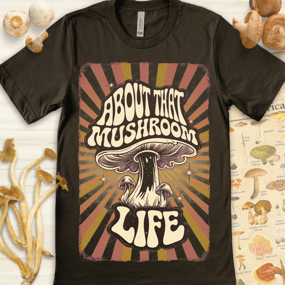 Groovy Life Tee Dark Green