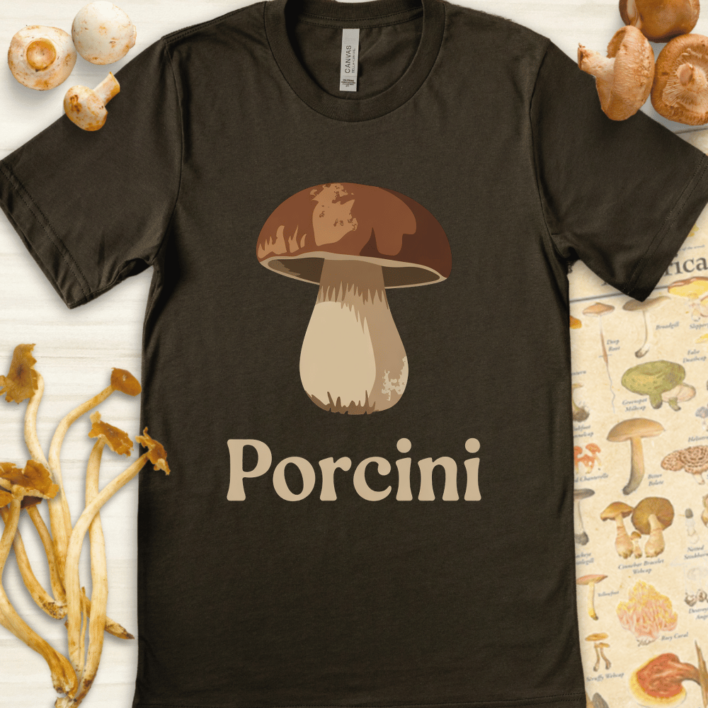 Porcini Tee Dark Green
