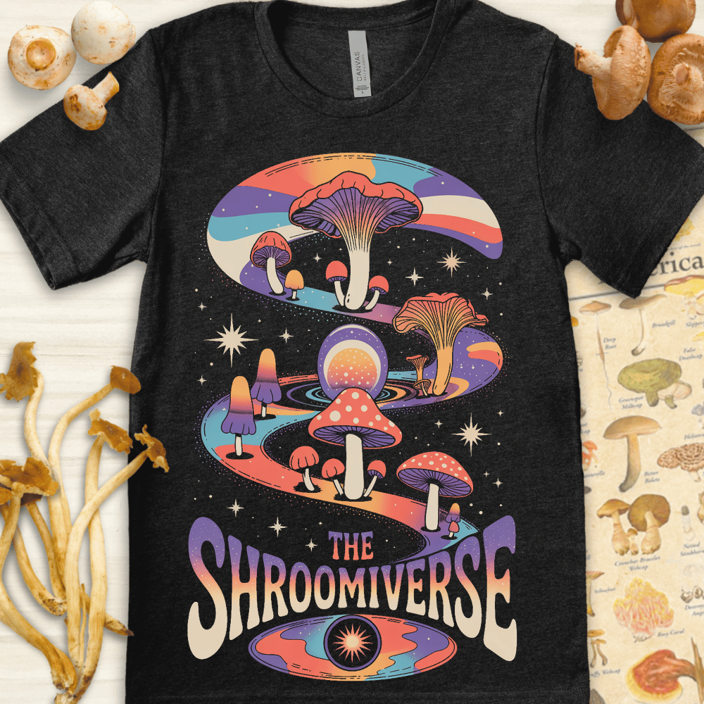Shroomiverse Tee Dark Grey