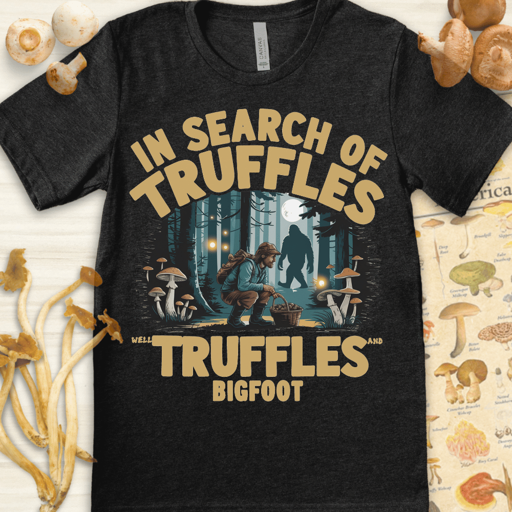 Truffles & Bigfoot Tee Dark Grey