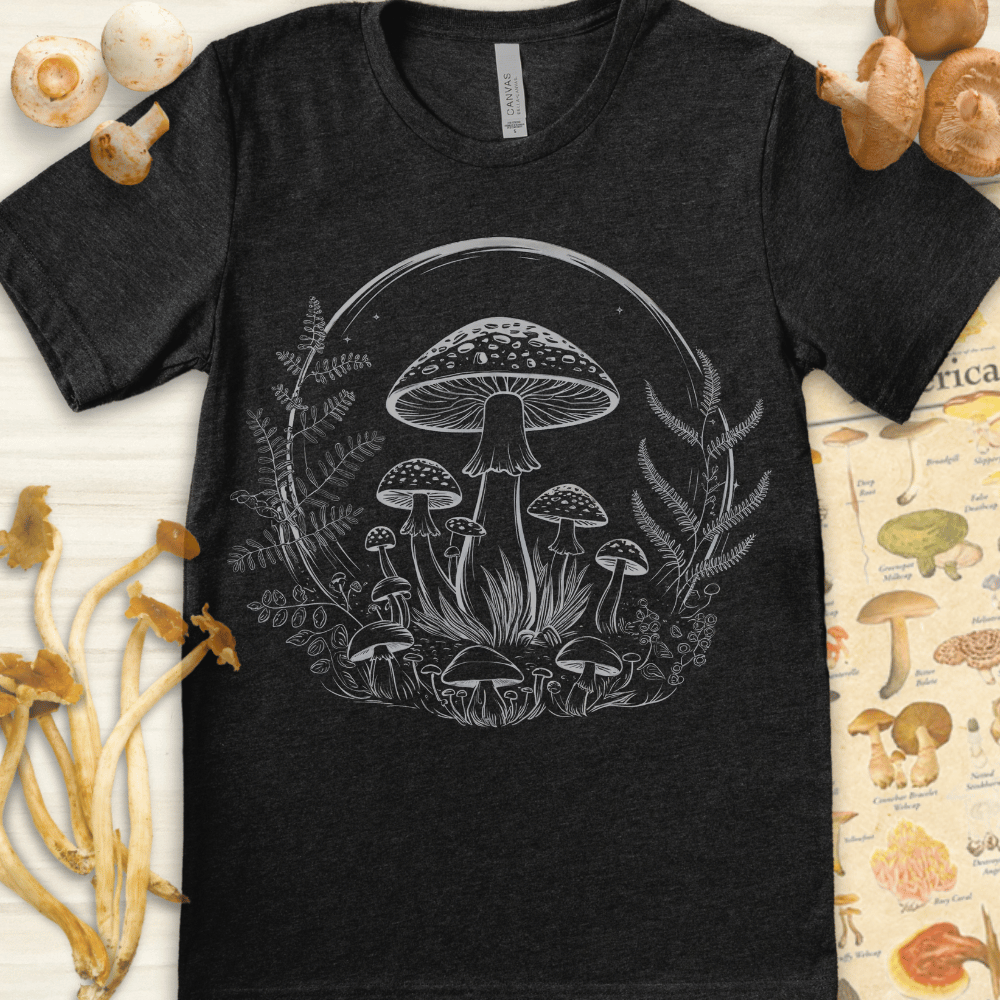 Woodland Caps Tee Dark Grey