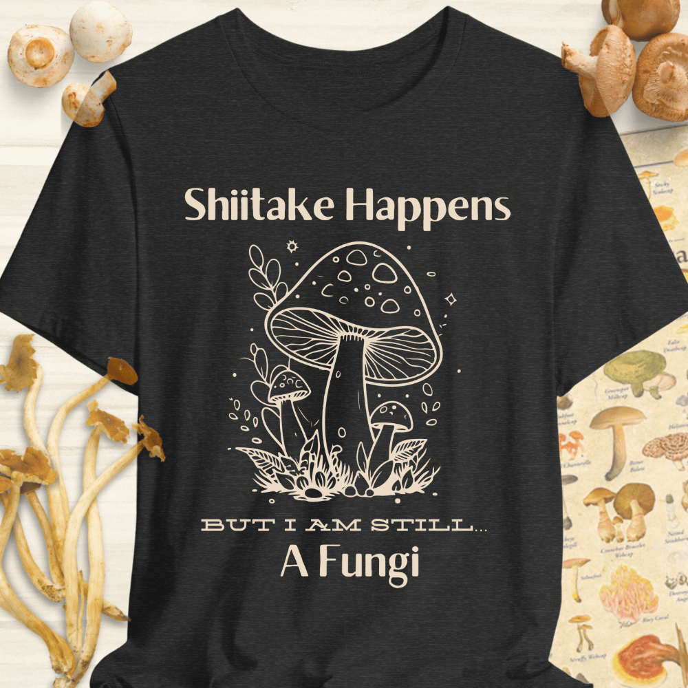 Shitake Fungi Tee Dark Grey