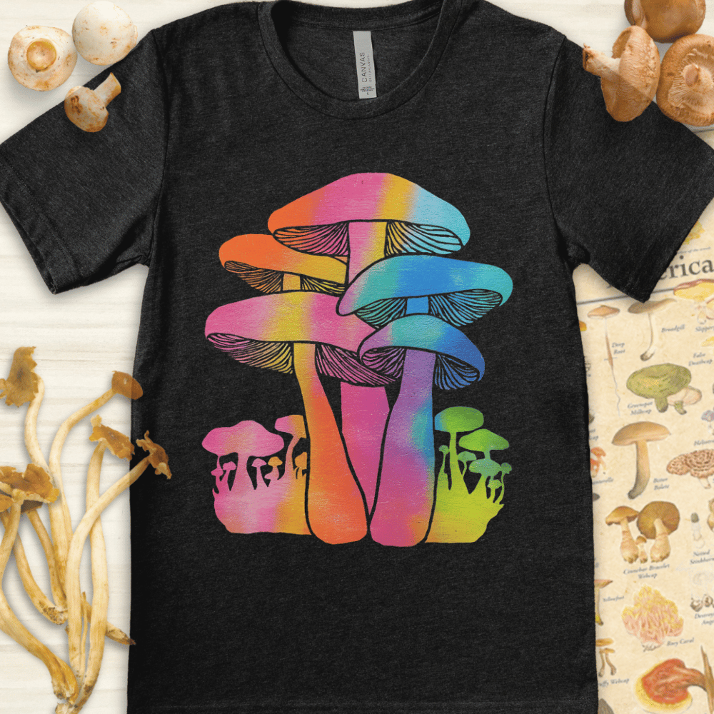 Colorful Silhouettes Tee Dark Grey