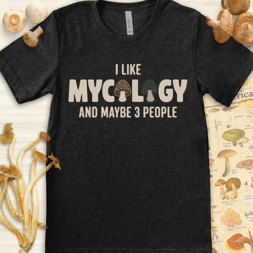 Mycology & 3 People Tee Dark Grey