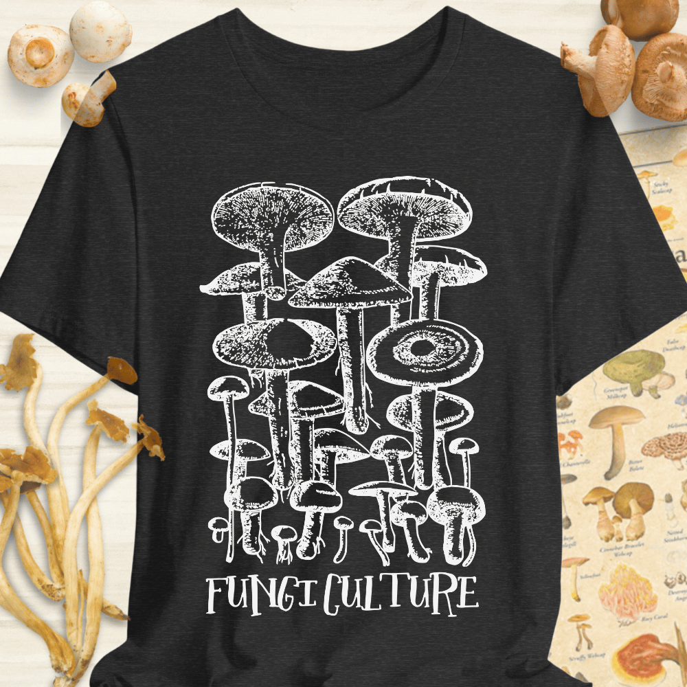 Fungi Culture Tee Dark Grey