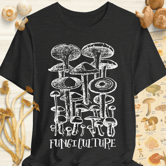 Fungi Culture Tee Dark Grey