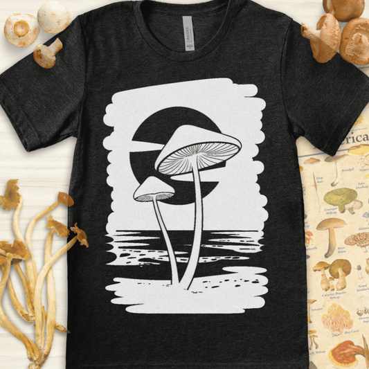 Shoreline Mycelium Tee Dark Grey