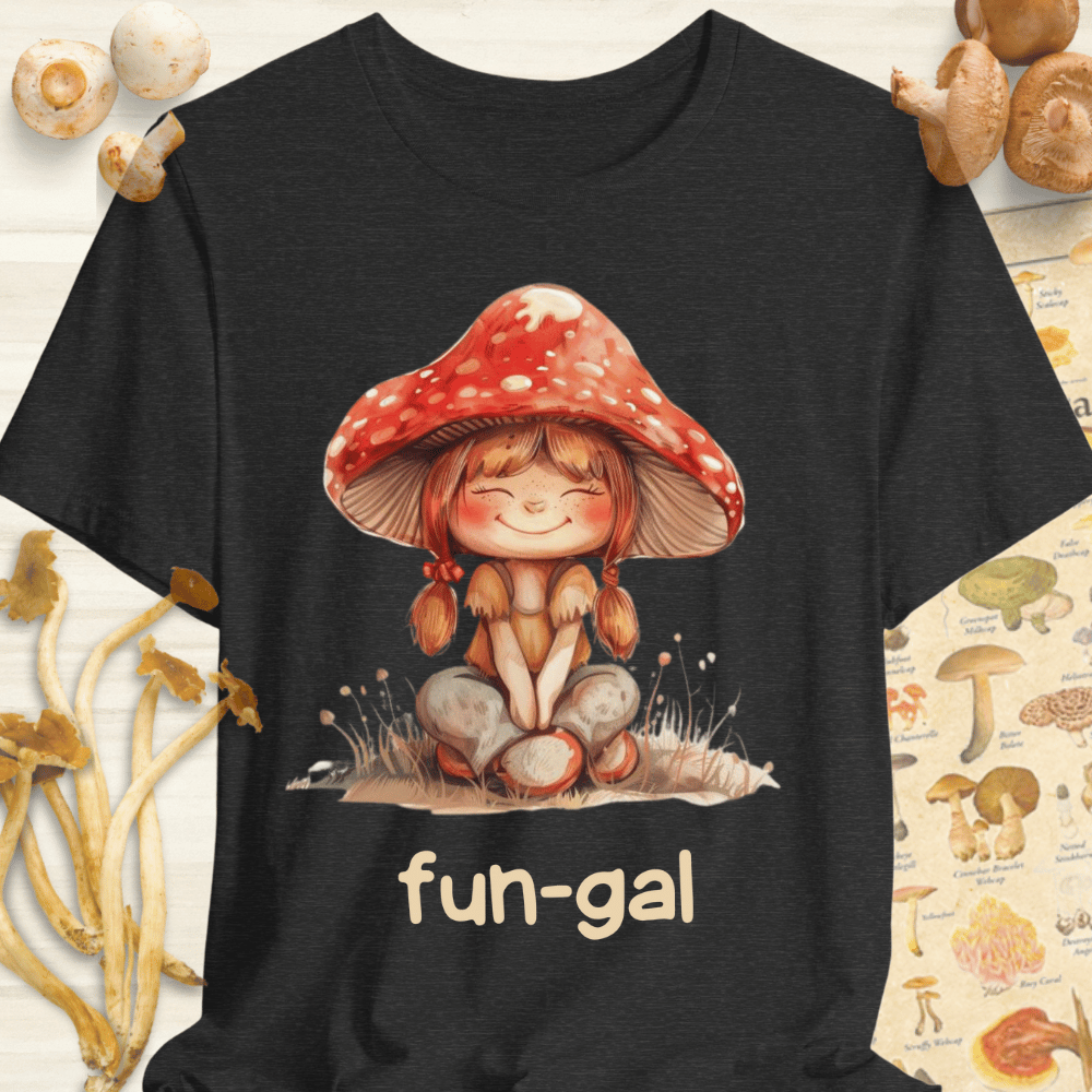 Fun-Gal Tee Dark Grey
