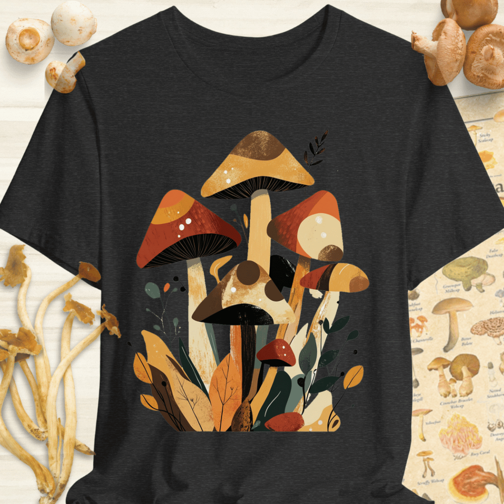 Cubist Forest Tee Dark Grey