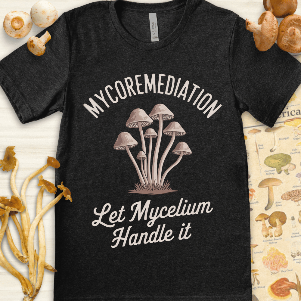 Mycoremediation Tee Dark Grey