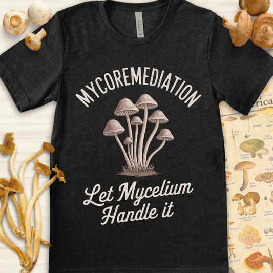 Mycoremediation Tee Dark Grey