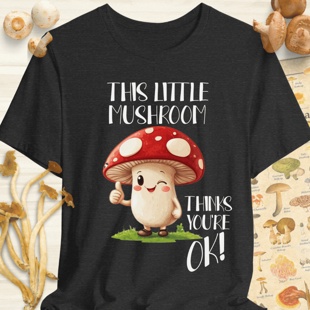 This Little Mushroom 2 Tee Dark Grey