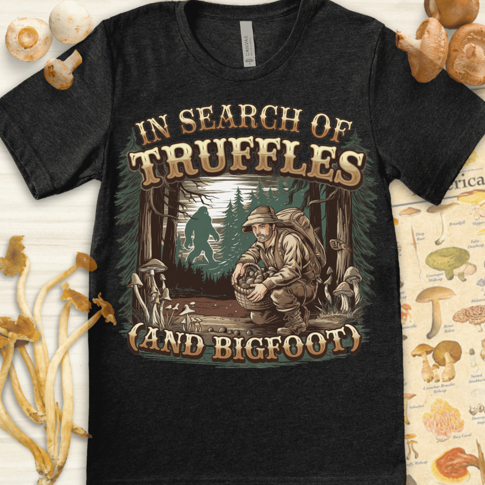 Truffles And Bigfoot Tee Dark Grey