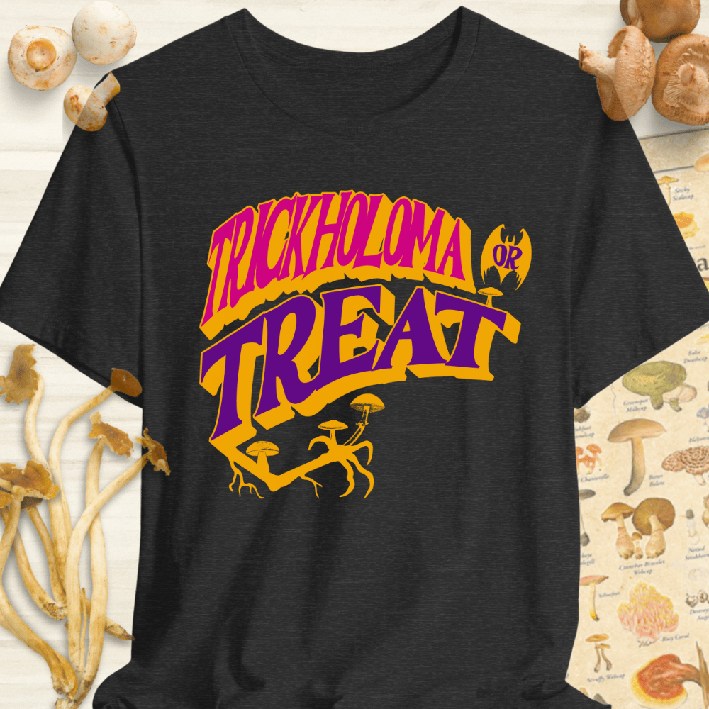 Trickholoma or Treat Tee Dark Grey