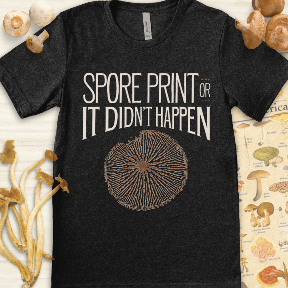 Spore Print Proof Tee Dark Grey