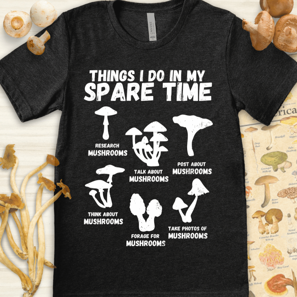 Spare Time Tee Dark Grey