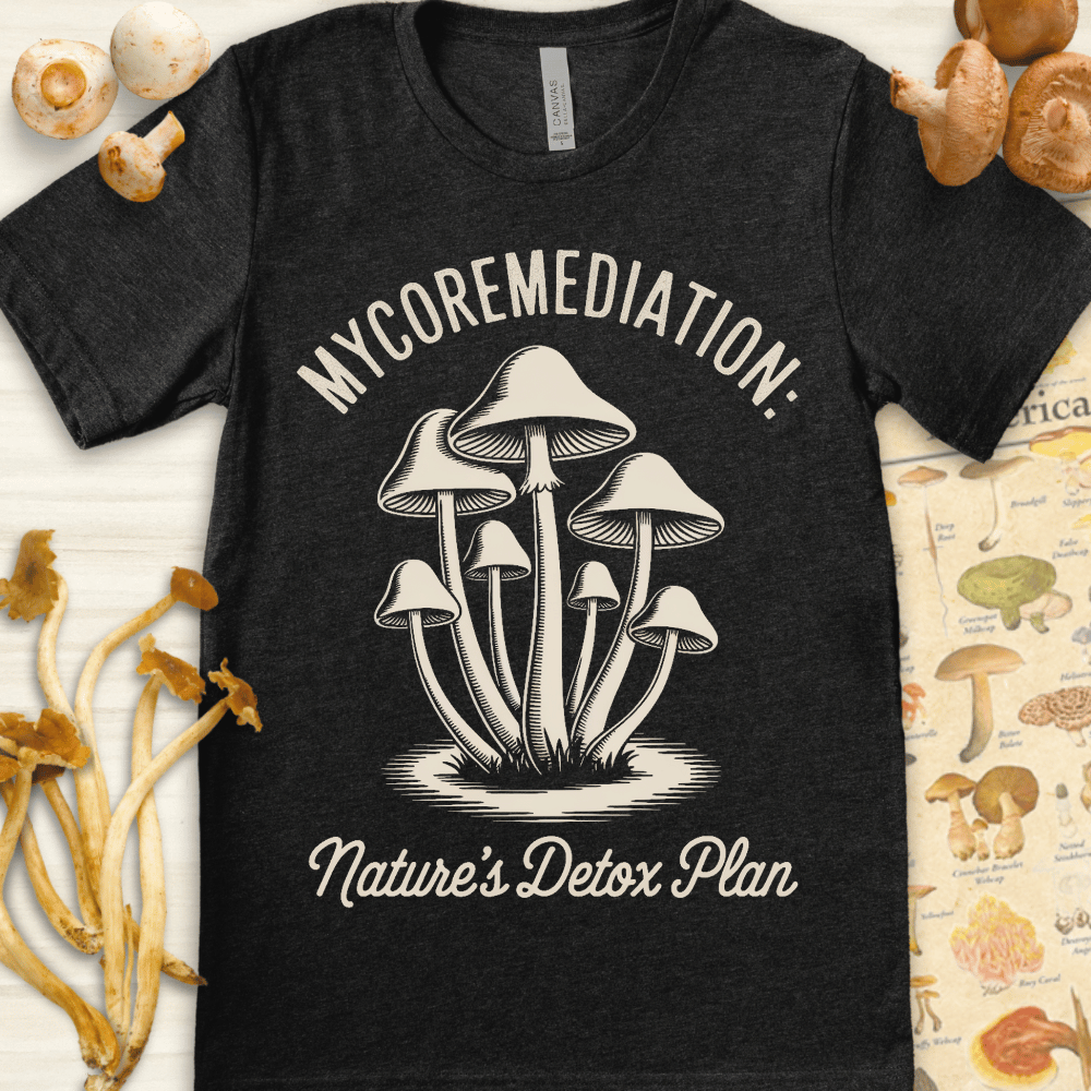 Nature's Detox Tee Dark Grey