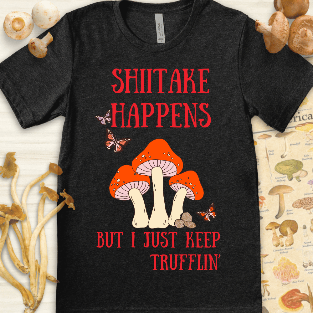 Shitake Trufflin' Tee Dark Grey