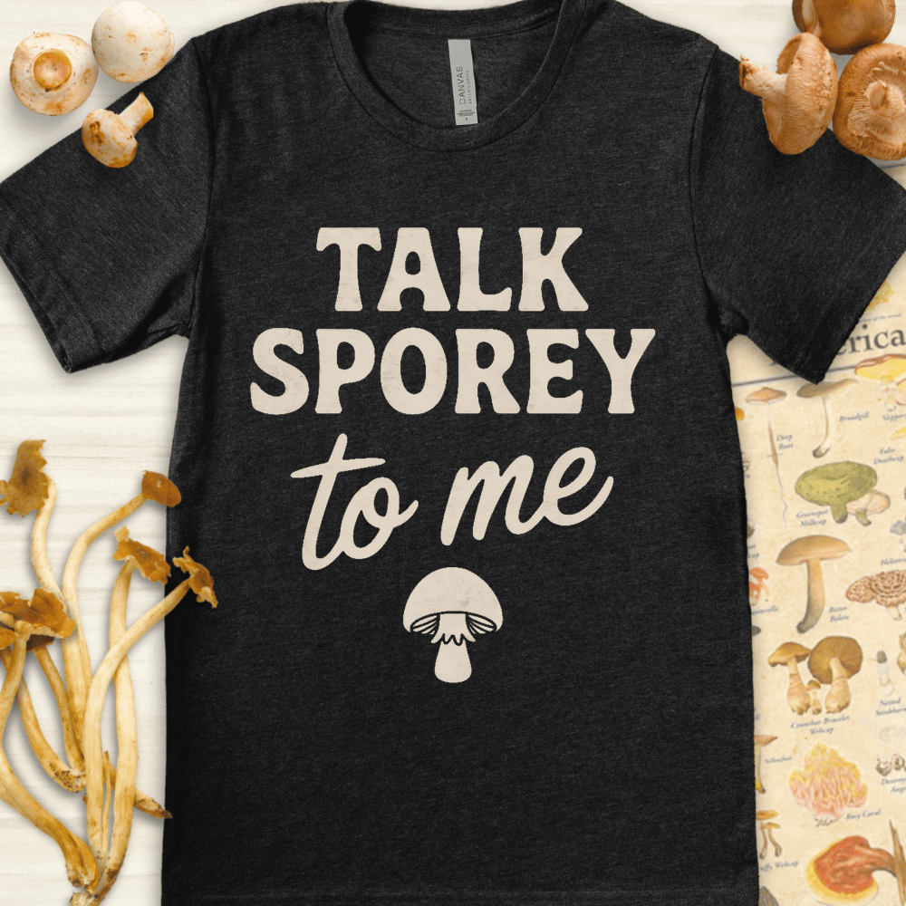 Talk Sporey Tee Dark Grey