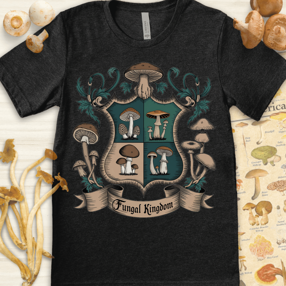 Fungal Kingdom Tee Dark Grey