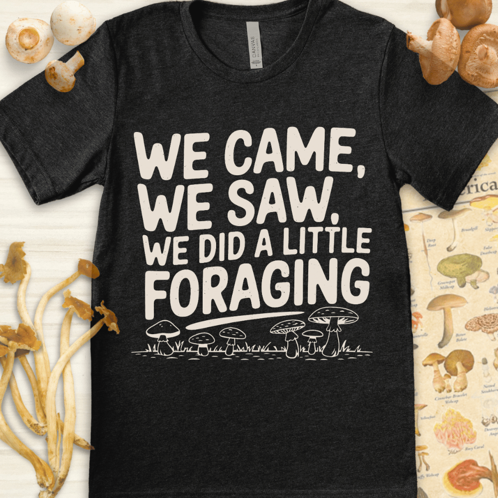 We Came Saw Foraged Tee Dark Grey