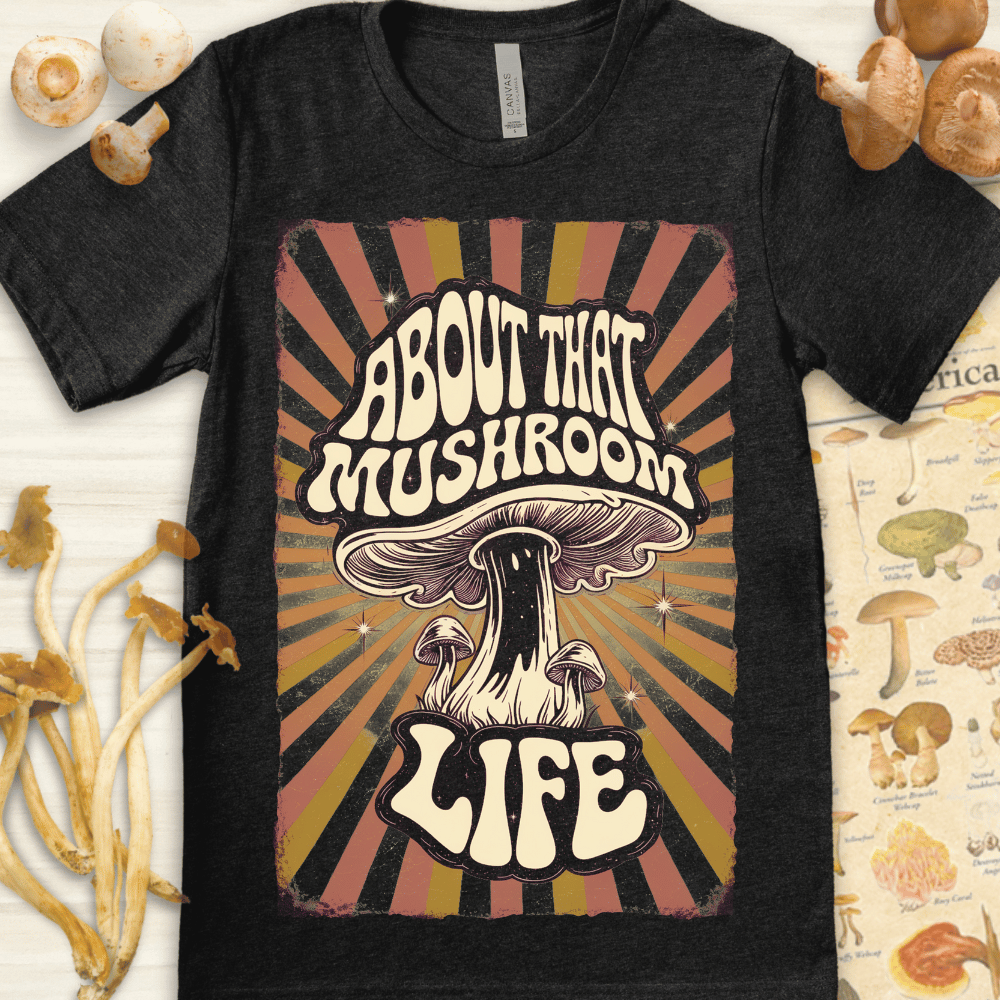 Groovy Life Tee Dark Grey