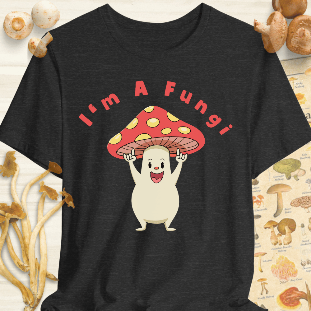 I'm A Fungi Tee Dark Grey