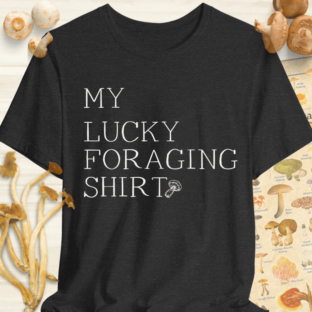 My Lucky Foraging Shirt Tee Dark Grey