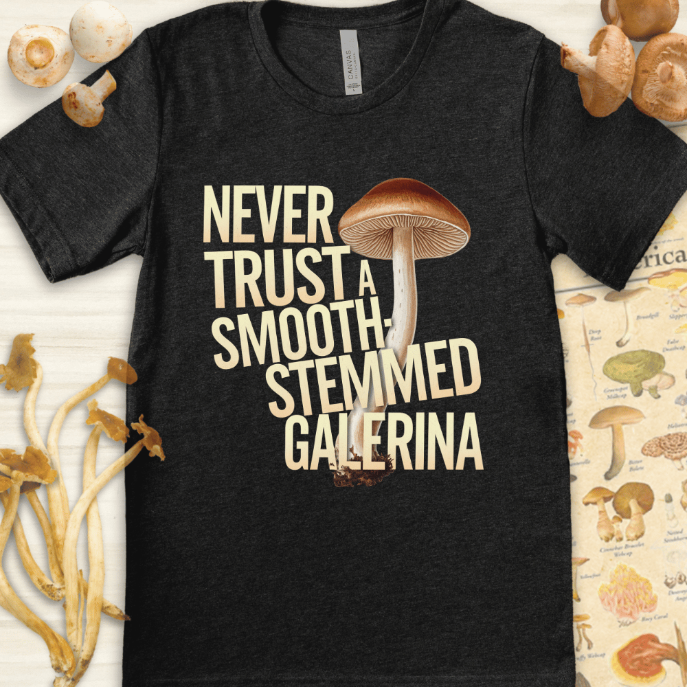 Smooth Galerina Tee Dark Grey