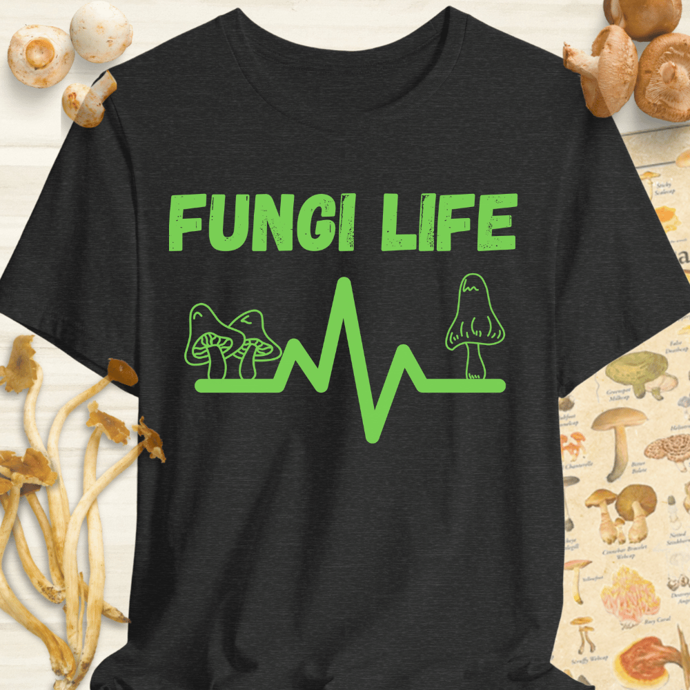 Fungi Life Tee Dark Grey